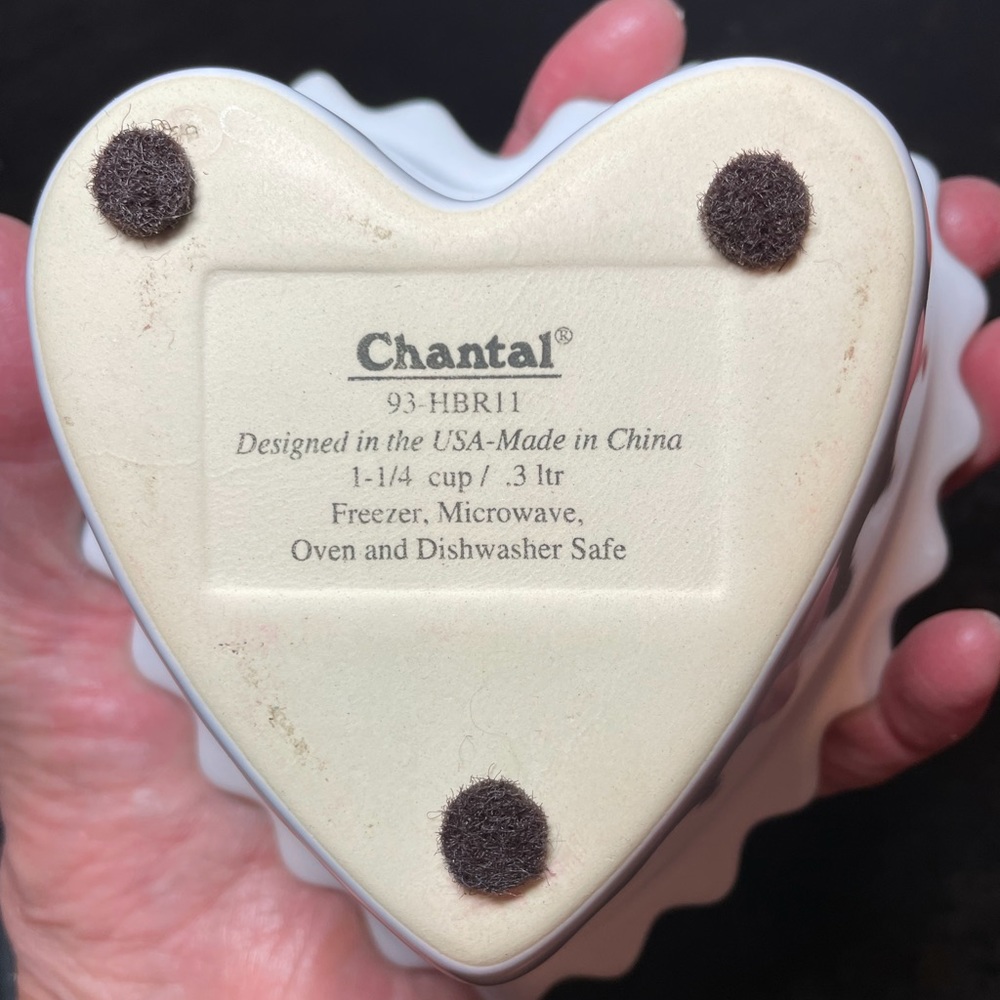 Two Chantal heart dishes - Picture 4 of 4